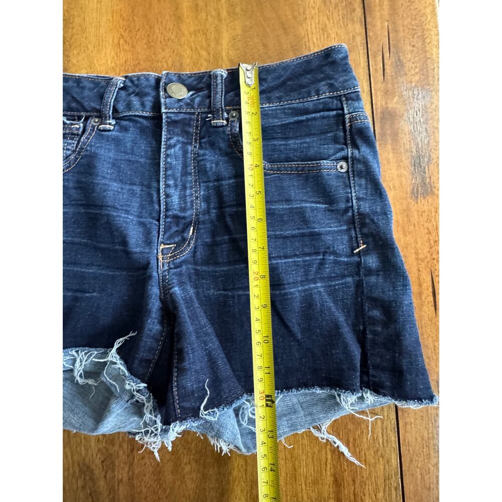 American Eagle Dark Wash Denim Shorts Women’s Size 6 - Picture 6 of 10